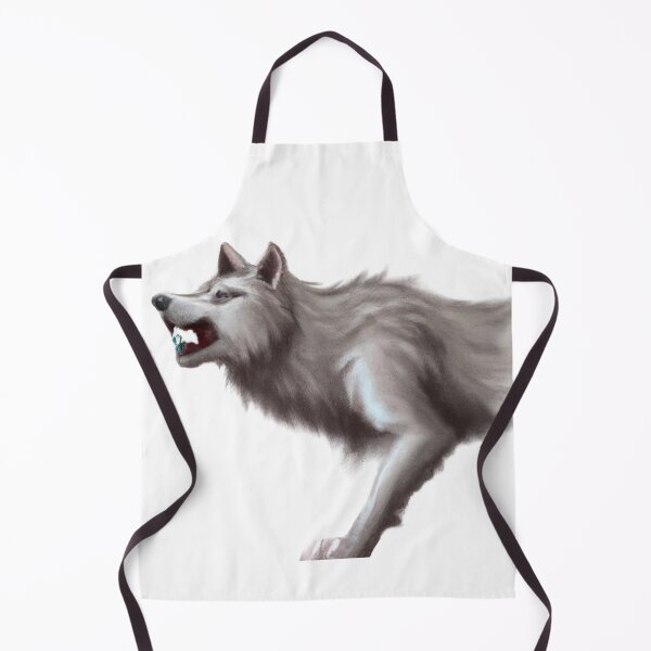Artikelvorschau, Cute Fierce Wolf Drawing entworfen und verkauft von WeHeartAnimals.