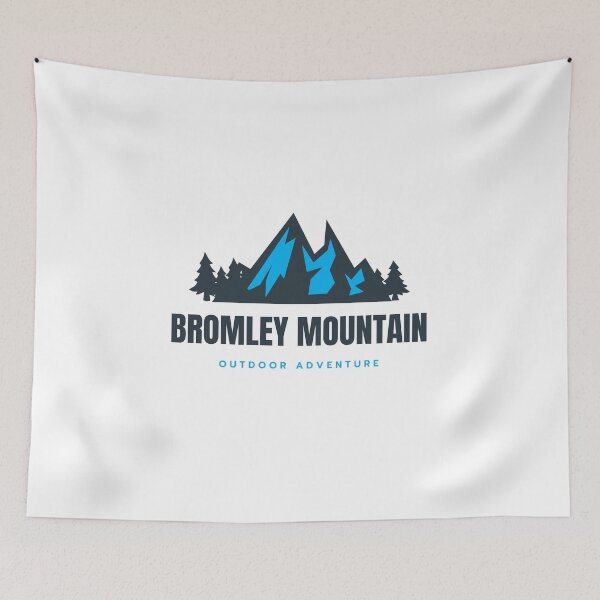 Item preview, Bromley Mountain near Peru, Manchester, in Bennington county, Green Mountains, Vermont, United States, North America - Mountain Outdoor Adventure Snowboard Ski Hiking Vintage Logo designed and sold by Vintage-TM.
