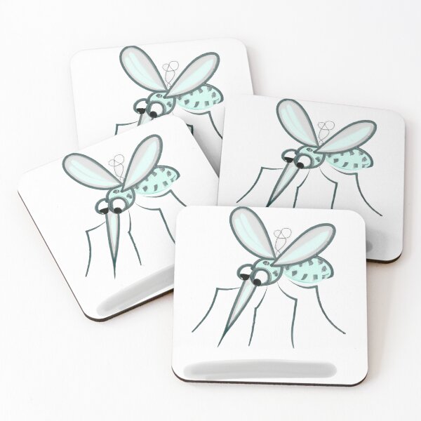 Item preview, Cute Mosquito Drawing designed and sold by WeHeartAnimals.