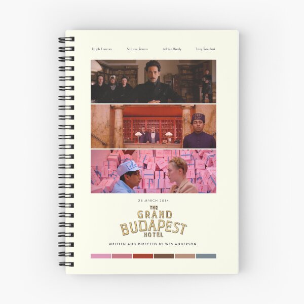 Item preview, The Grand Budapest Hotel Wes Anderson Movie Poster designed and sold by DarkMatterArtt.