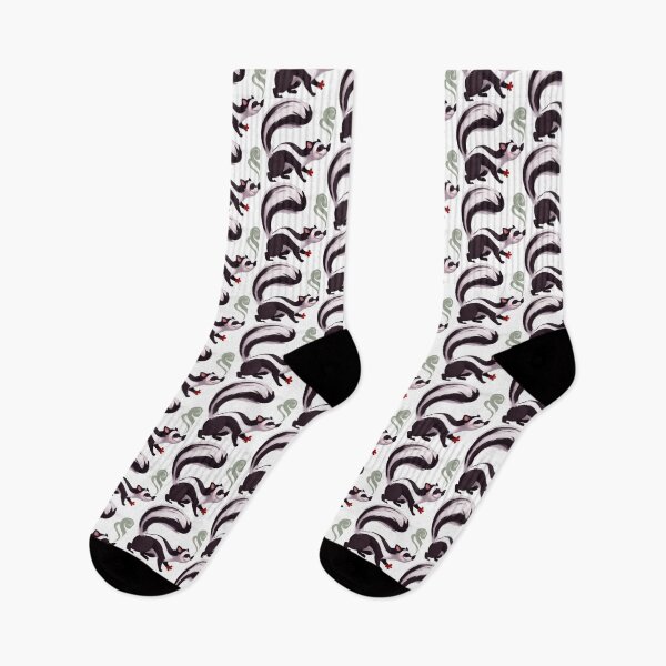 Item preview, Cute Skunk Drawing designed and sold by WeHeartAnimals.