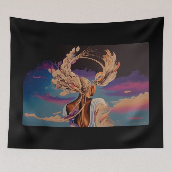 Item preview, Abstract Design Of A Woman Looking Far Away designed and sold by Mitch-Angelo.