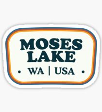 Moses Lake | Retro Badge Sticker