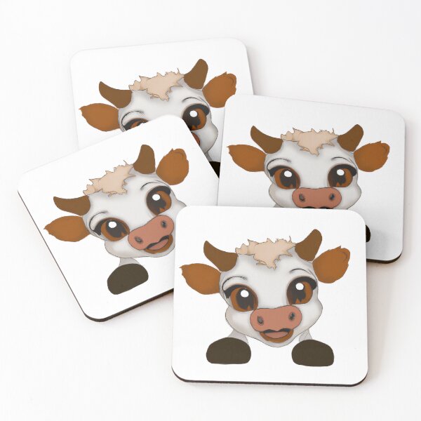 Item preview, Cute Ox Drawing designed and sold by WeHeartAnimals.