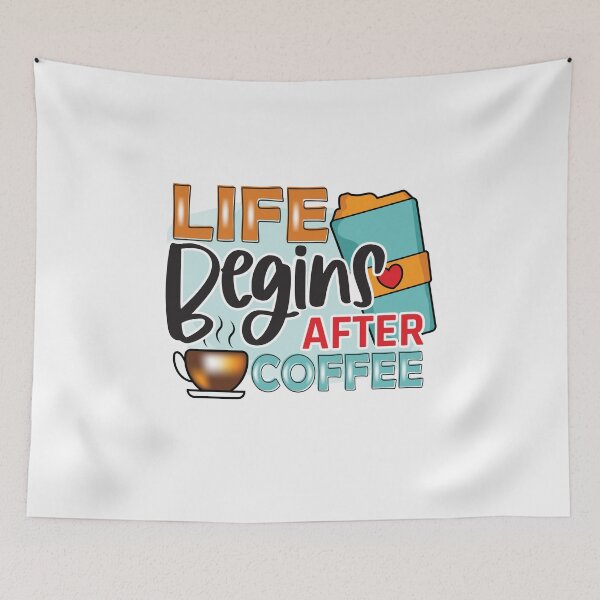 Item preview, Life Begins After Coffee designed and sold by teamph.