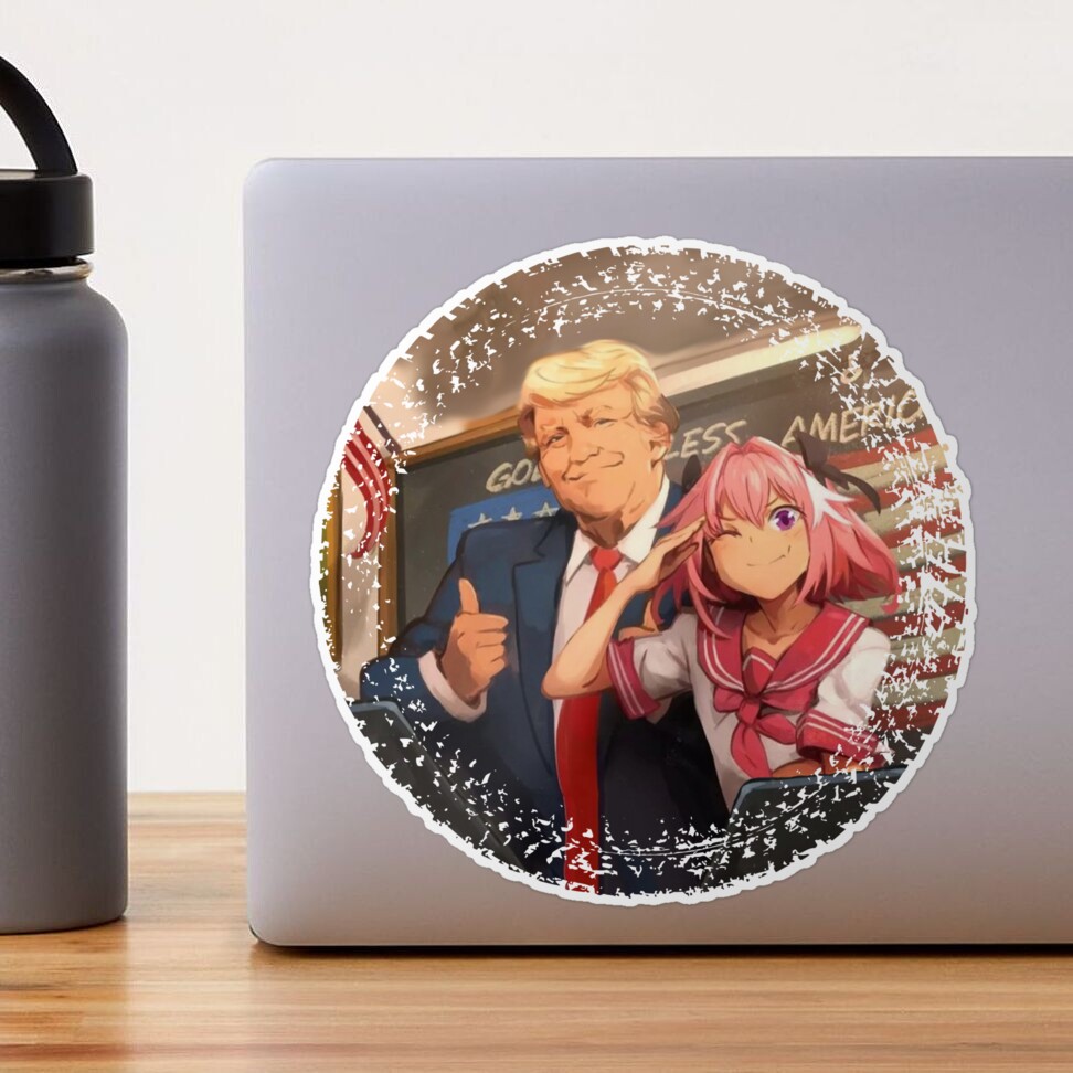  MAGNET Anime Girls For Trump MAGA GOP 2020 Waifu Meme Magnet  Decal Fridge Metal Magnet Window Vinyl 5: Home & Kitchen