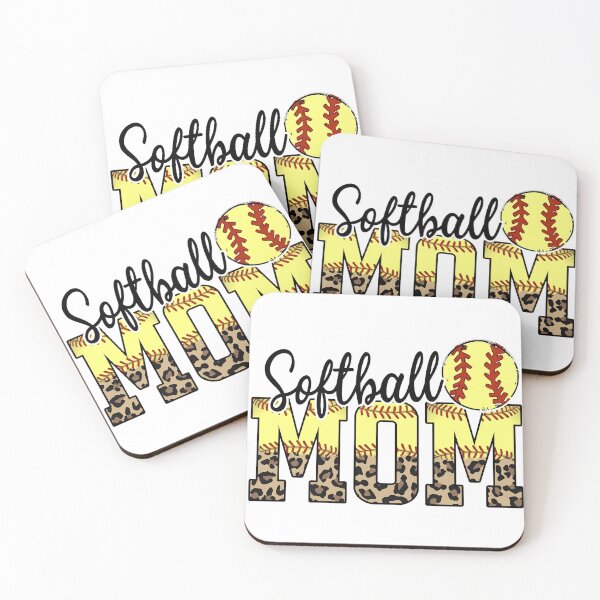 Item preview, Leopard Print Softball Mom designed and sold by FortuneCookieTs.
