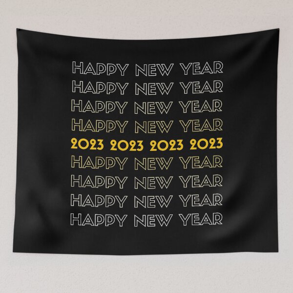 Item preview, HAPPY NEW YEAR - HELLO 2023 - WELCOME 2023 designed and sold by WBP Mart.