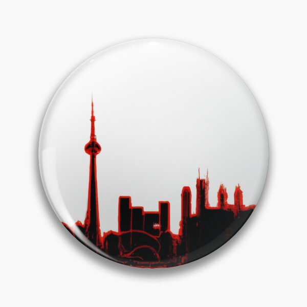 Item preview, Toronto Skyline in Red and Black designed and sold by YegMark.