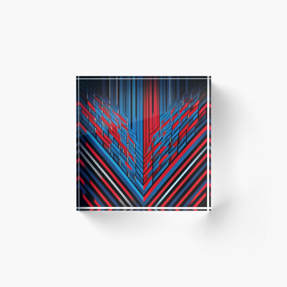 Vista previa del artículo con la obra «Bloque acrílico», diseñado y vendido por CodeAndColors.