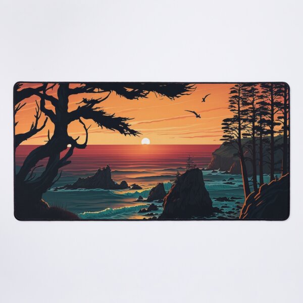 Item preview, Coastal Sunset designed and sold by RiverstepStudio.