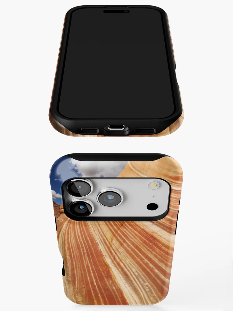 Thumbnail 3 of 4, iPhone Case, The Wave designed and sold by The Studio Red.