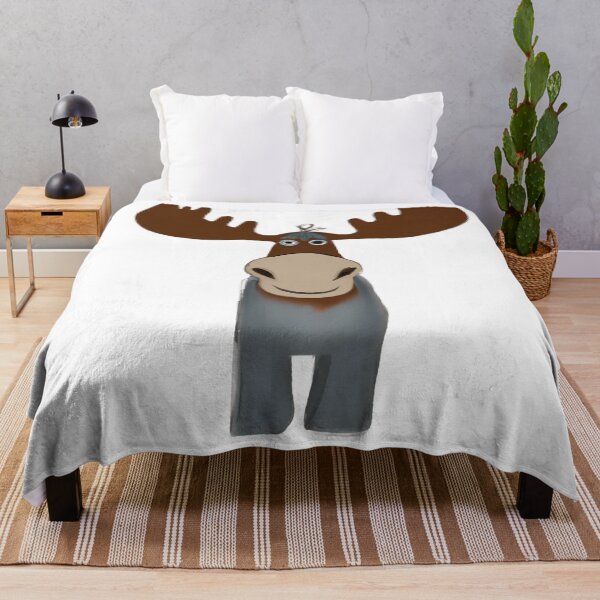 Item preview, Cute Moose Drawing designed and sold by WeHeartAnimals.