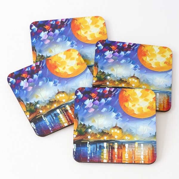 Item preview, "Moon Looms Large" Abstract Art designed and sold by Milky-Way-Local.