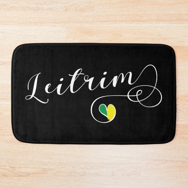 Item preview, Leitrim County Colours Flag Heart, Liatroim, Ireland, Irish designed and sold by Celticana.
