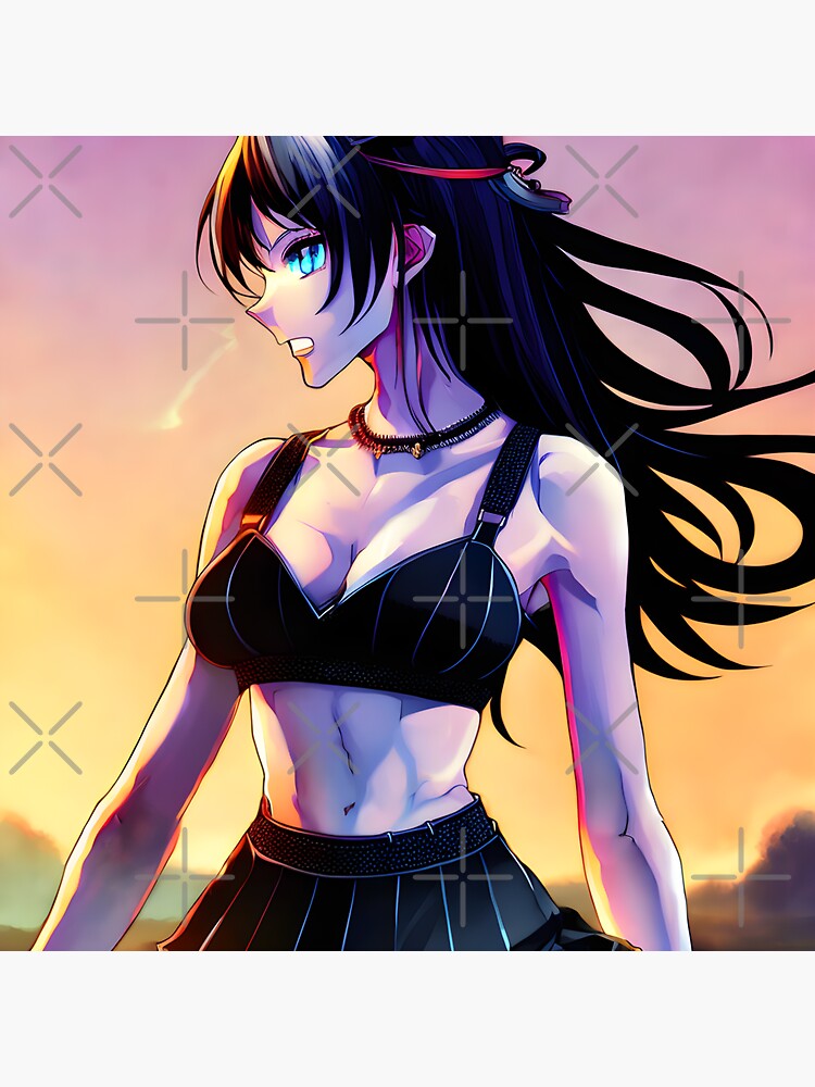 Chica gótica emo anime Imán