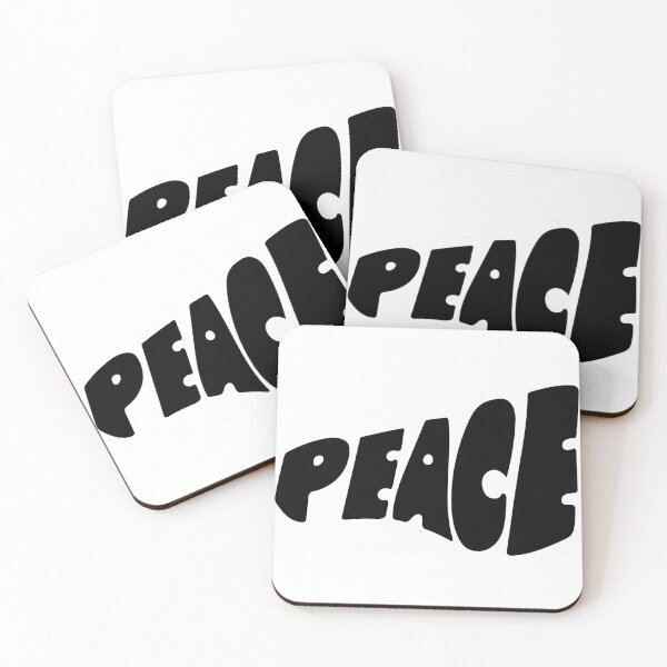 Item preview, Peace Black designed and sold by wordznart.