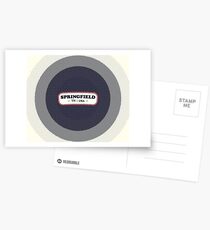 Springfield | Retro Badge Postcards