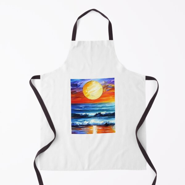 Item preview, "Moon Over Water" Ocean Painting designed and sold by Milky-Way-Local.