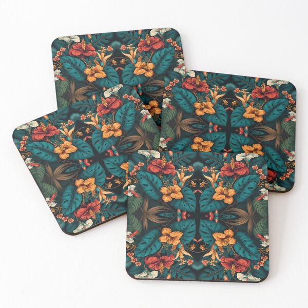 Item preview, Amazonian Flowers Pattern designed and sold by FewCaratArt.