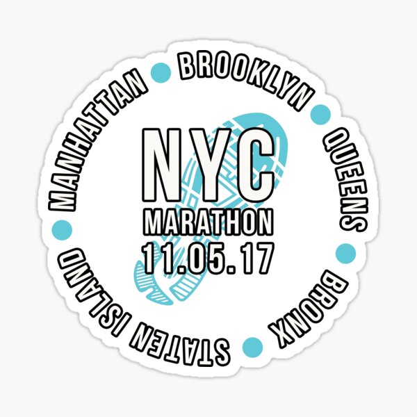 NYC New York City Marathon 2017 Sticker