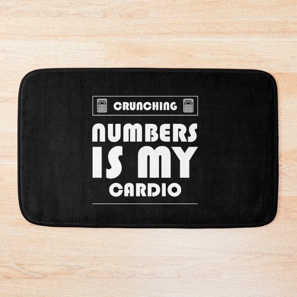 Item preview, Crunching Numbers is My Cardio - Accountant Funny Gift designed and sold by DiogoCalheiros.