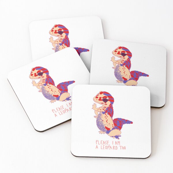 Item preview, Leopard Gecko, pink designed and sold by Solar1sArt.