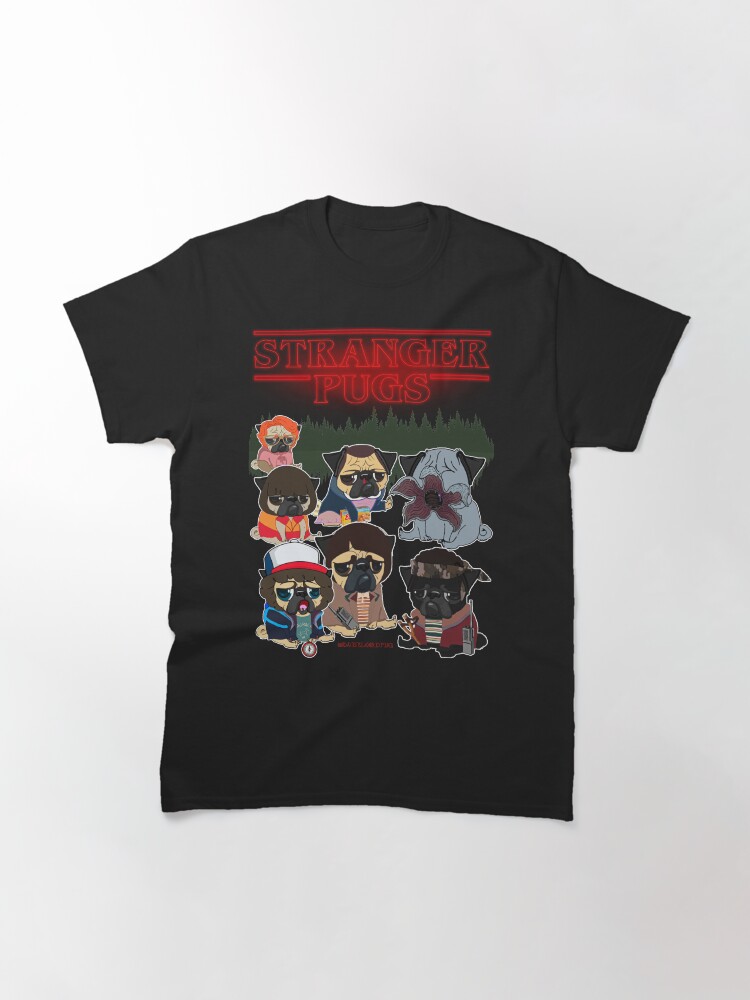 Alternate view of STRANGER PUGS Classic T-Shirt