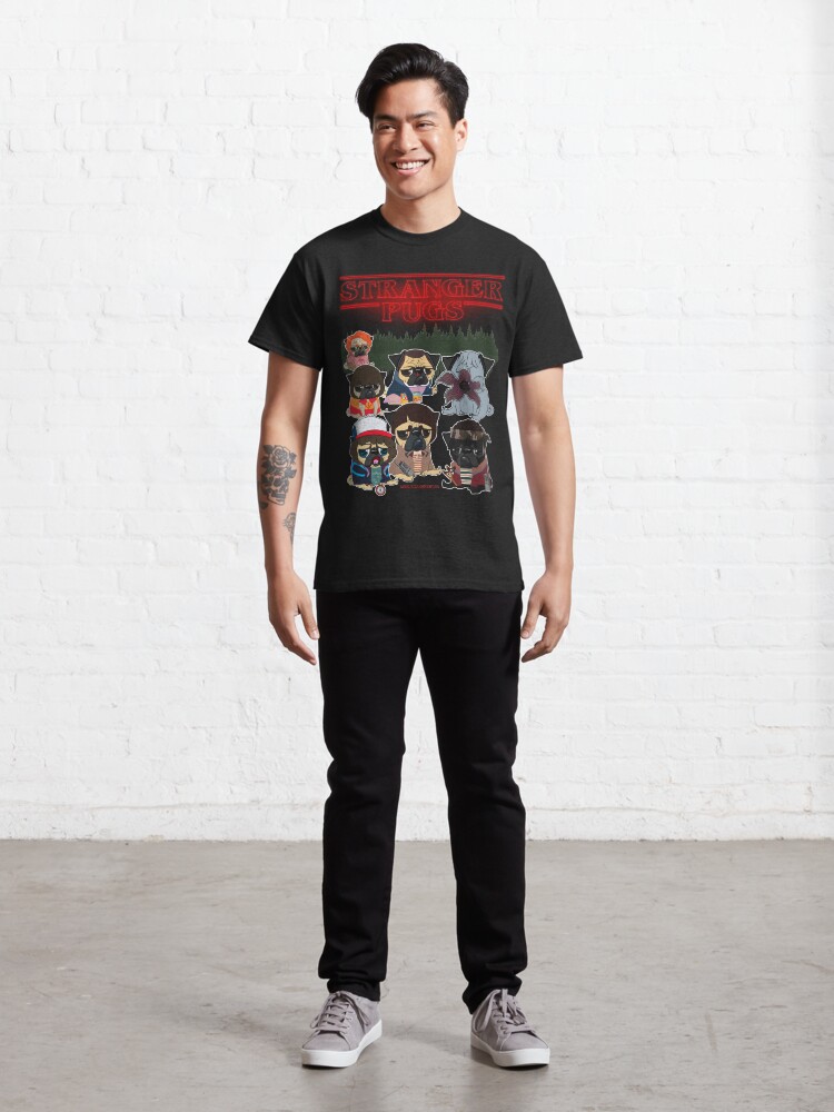 Alternate view of STRANGER PUGS Classic T-Shirt
