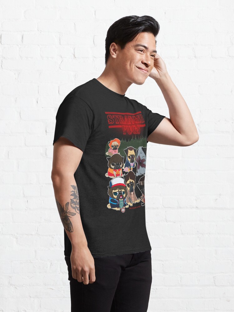 Alternate view of STRANGER PUGS Classic T-Shirt