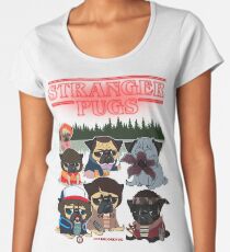 STRANGER PUGS Women's Premium T-Shirt