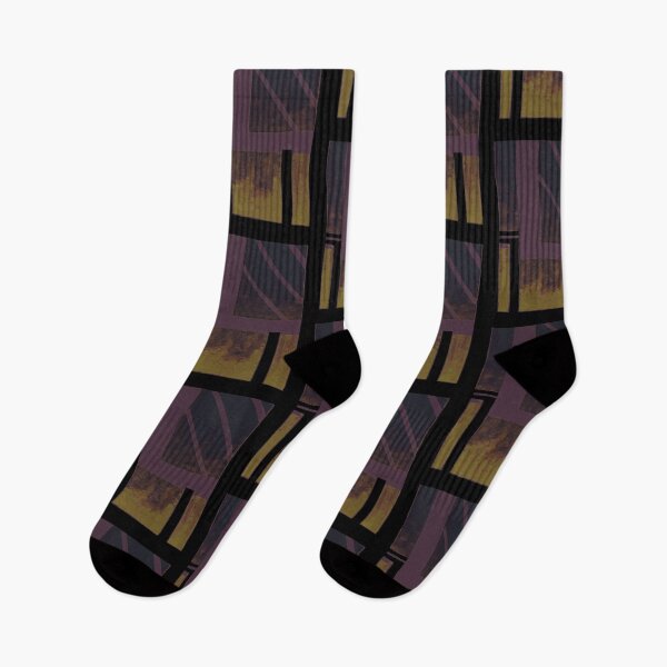 Item preview, Gold and Purple Nightmare Cityscape designed and sold by BlackArtichoke.