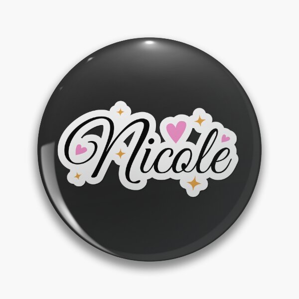 Artikelvorschau, Niedlicher Entwurf Nicole-Namens entworfen und verkauft von BrightLightArts.