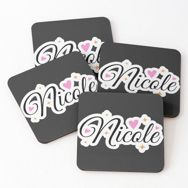Item preview, Nicole name cute design designed and sold by BrightLightArts.