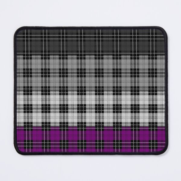 Item preview, Seamless Reapeating Plaid Asexual Pride Flag Pattern designed and sold by LiveLoudGraphic.