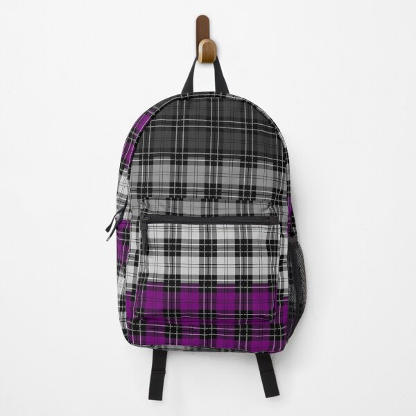 Item preview, Seamless Reapeating Plaid Asexual Pride Flag Pattern designed and sold by LiveLoudGraphic.