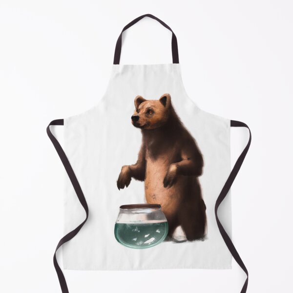Item preview, Cute Grizzly Bear Drawing designed and sold by WeHeartAnimals.