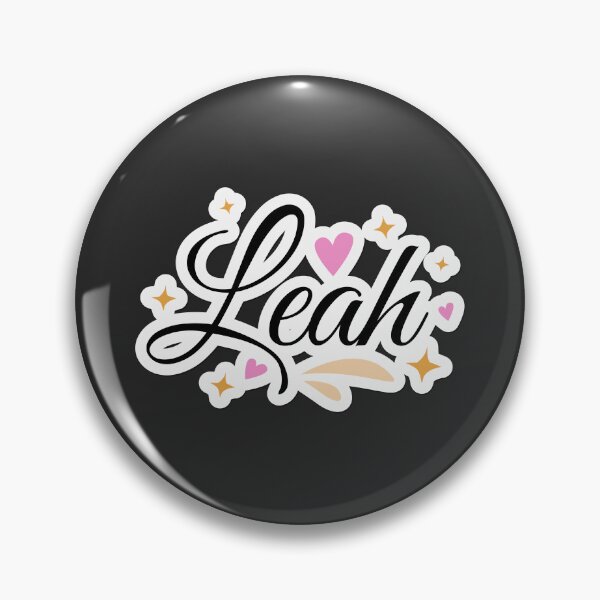 Item preview, Leah name cute design designed and sold by BrightLightArts.