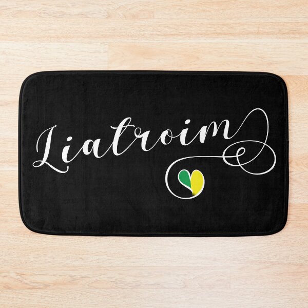 Item preview, Liatroim County Colours Flag Heart, Leitrim, Ireland, Irish designed and sold by Celticana.