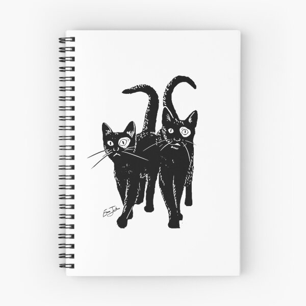 Item preview, Two Black Cats designed and sold by EmmaDeeJackson.