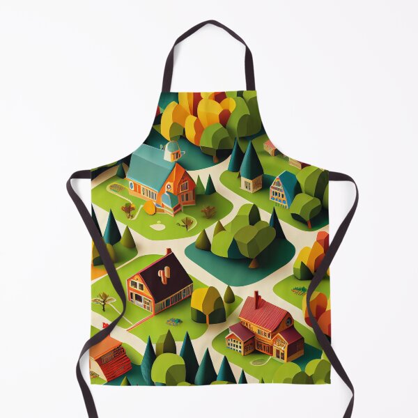 Artikelvorschau, Three Dimensional Flat Intense Country Pattern Digital Painting entworfen und verkauft von CodeAndColors.