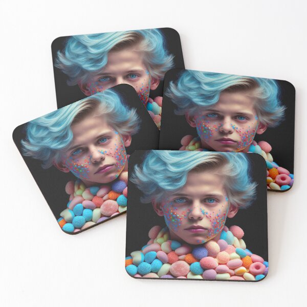 Item preview, Original poster of a boy who loves sweets designed and sold by Bird Design.