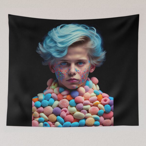 Item preview, Original poster of a boy who loves sweets designed and sold by Bird Design.