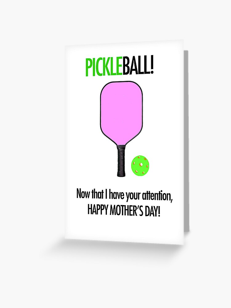 Pickleball Birthday Card - Funny Birthday Card for Pickleball