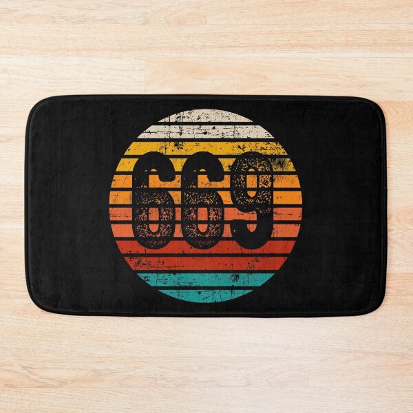 Item preview, Distressed Vintage Sunset 669 Area Code designed and sold by Gold Wings Tees.