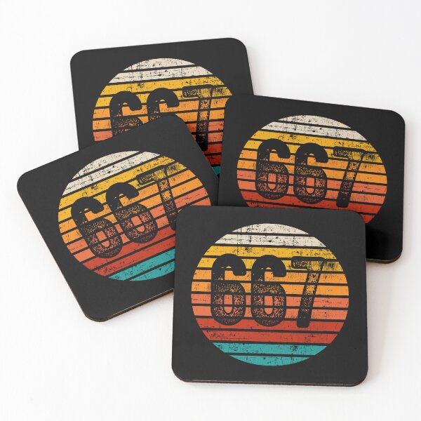 Item preview, Distressed Vintage Sunset 667 Area Code designed and sold by Gold Wings Tees.