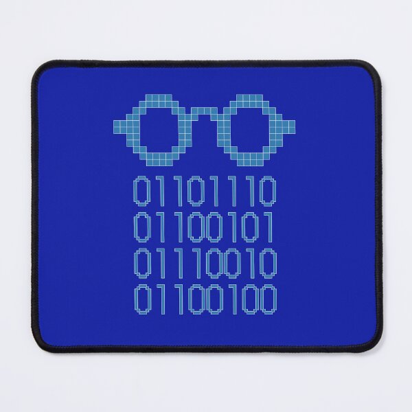 Item preview, Binary Code Nerd Glasses designed and sold by doodlingjay.