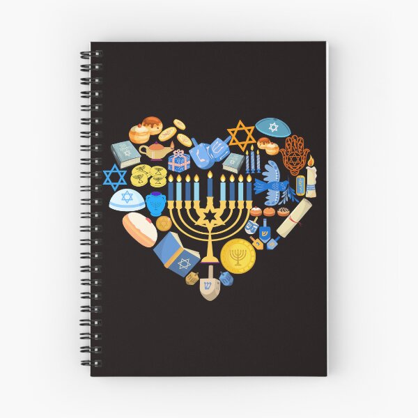 Item preview, Hanukkah In Heart Fun Hanukkah Menorah Jewish designed and sold by Buyeseoshop.