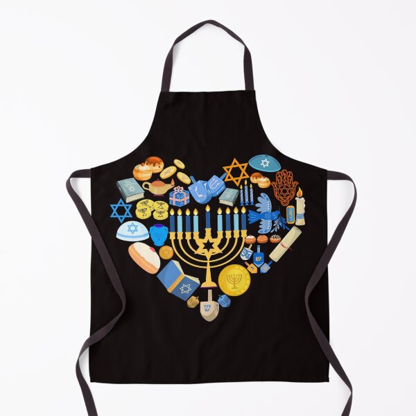 Item preview, Hanukkah In Heart Fun Hanukkah Menorah Jewish designed and sold by Buyeseoshop.