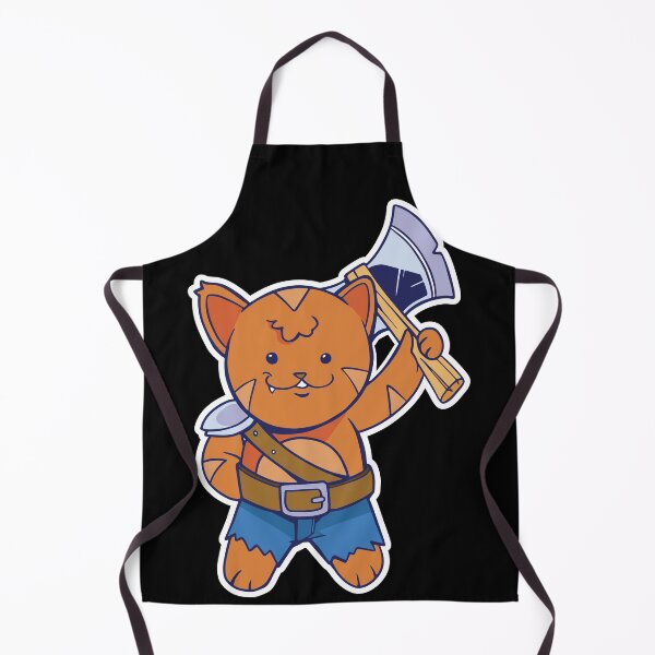 Item preview, D&D Barbarian Class Cat designed and sold by sunburstrpg.
